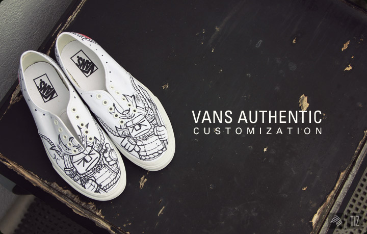 customized black vans